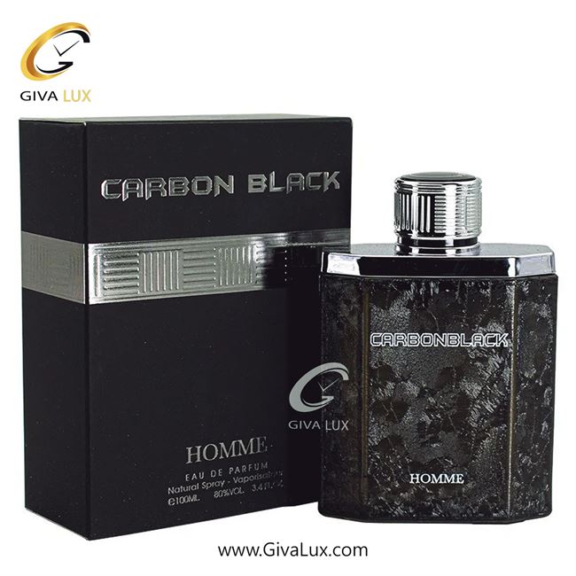  ادو پرفیوم  مردانه فرگرنس ورد اورجینال مدل Fragrance World Carbon Black | کربن بلک رایحه مشابه اجمل کربن حجم  100 میل